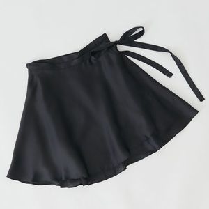 Wendy Satin Wrap Skirt